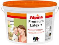 Интерьерная латексная краска ALPINA Premiumlatex 7 белая (10л)